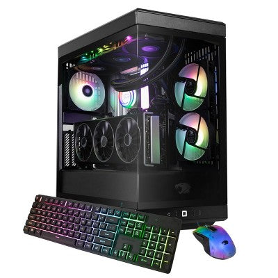 iBUYPOWER Y40 Gaming PC Desktop - AMD Ryzen 9 9900X, NVIDIA GeForce RTX 5080 16GB, 32GB DDR5 RGB RAM, 2TB NVMe SSD