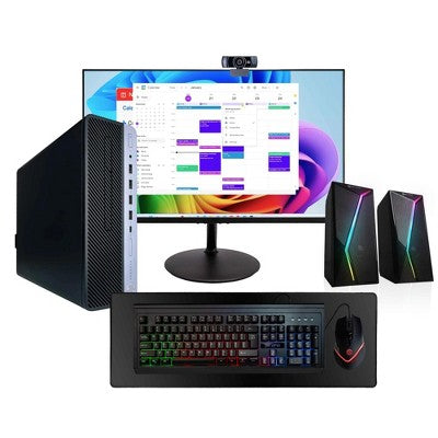 Refurbished HP ProDesk 600G4 Desktop Computer-Intel i5-AMD RadeonRX 550-16GB RAM-1TB SSD-Keybrd & Mouse-Speakr-Windows 11 Pro-Manufacturer Refurbished