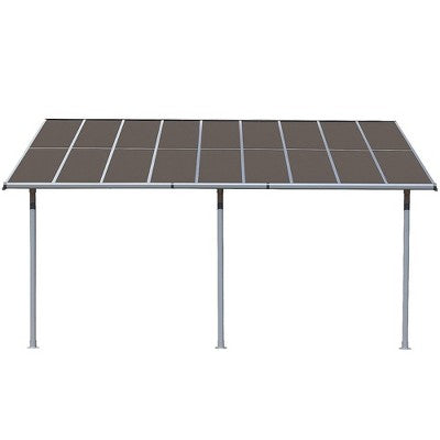 Aoodor Wall Mount Gazebo Outdoor Pergola Polycarbonate Gazebo Panels Canopy