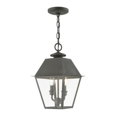 Livex Lighting Wentworth 2 - Light Pendant in Charcoal