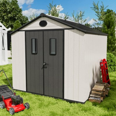 UPTIOT Outdoor Durable Resin Storage Shed