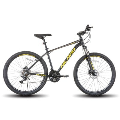HILAND 27.5 inch Mountain Bike 21 Speeds, Lock-Out Suspension Fork, Aluminum Frame Hydraulic Disc-Brake for Men Women Adluts