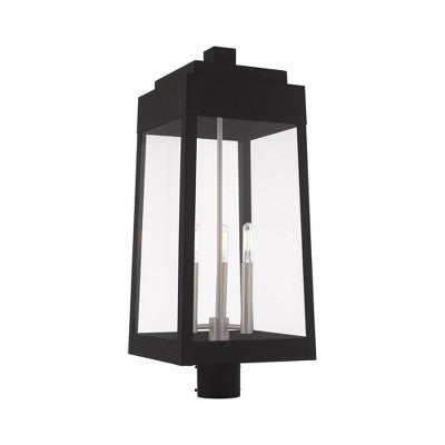 Livex Lighting Oslo 3 - Light Post Light in Black