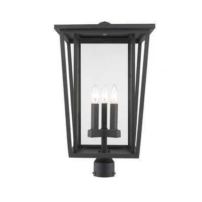 Z-Lite Seoul 3 - Light Post Light in Oil Rubbed Bronze