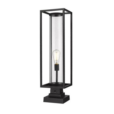 Dunbroch 28.75" Outdoor Aluminum Pier Light - Dimmable, Wet Rated, 1 Bulb, Modern Design