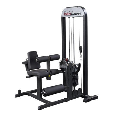 Body-Solid Pro Select Leg Extension Curl Machine with 210 lb. Selectorized Weight Stack