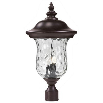 Z-Lite Armstrong 3 - Light Post Light in Bronze