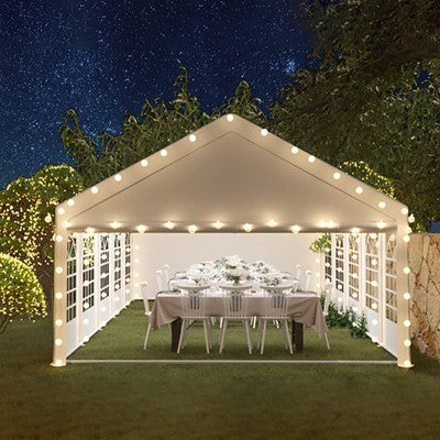 Outdoor Gazebo Tent for Events , Removable Sidewalls, 3 Storage Bags, Waterproof, Easy Setup, Ideal for Backyard Parties, Weddings
