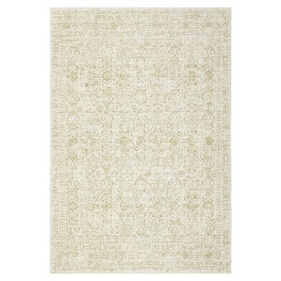 Vintage Soft Floral Print Area Rugs Machine Washable Throw Carpet for Home Office