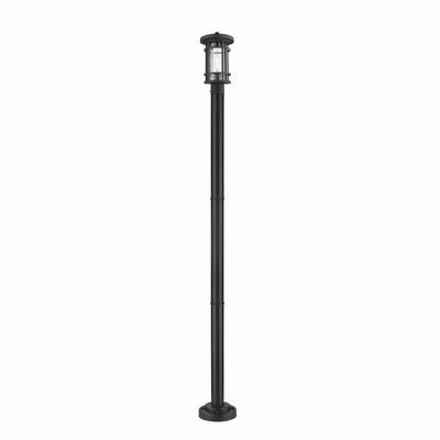 Z-Lite Jordan 1 - Light Post Light in Black