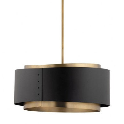 Troy Lighting Roux 1 - Light Pendant in Patina Brass
