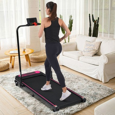 Kumasinova Folding Walking Pad Under Desk Treadmill for Home Office,2.5HP with Incline,0.5–7.5 MPH,300lbs Capacity,Two Speed Control Options