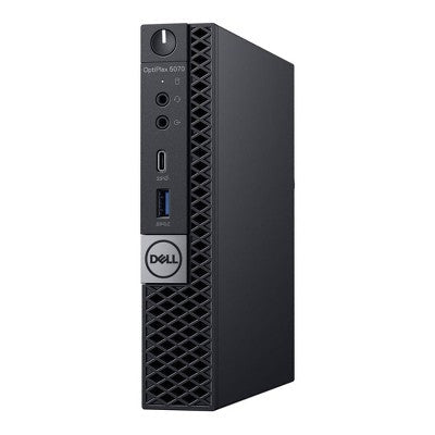 Refurbished Dell OptiPlex 5070, Micro Desktop, Intel i7-9700T, 2.0GHz, 16GB RAM, 256GB SSD, Windows 11 Pro - Manufacturer Refurbished