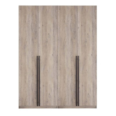 Manhattan Comfort Set of 2 Lee 2 Door Wardrobe Closets