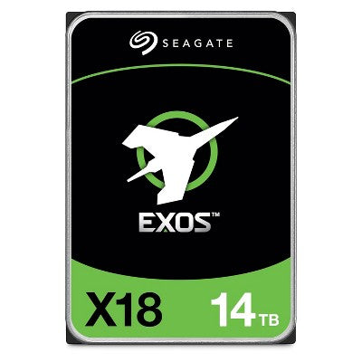 Seagate Exos X18 ST14000NM000J 14 TB Hard Drive - Internal - SATA (SATA/600) - Conventional Magnetic Recording (CMR) Method - Storage System