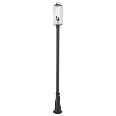 Z-Lite Sana 3 - Light Post Light in Black