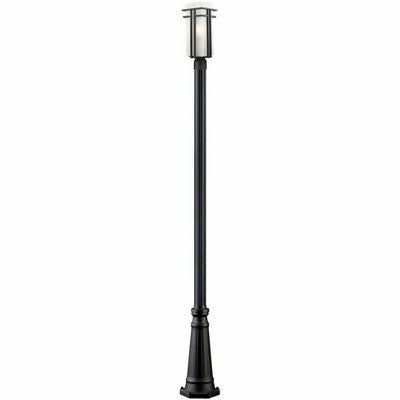Z-Lite Abbey 1 - Light Post Light in Black