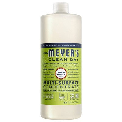 Mrs. Meyer's Clean Day Lemon Verbena Multi-Surface Concentrate Cleaner - 32 fl oz