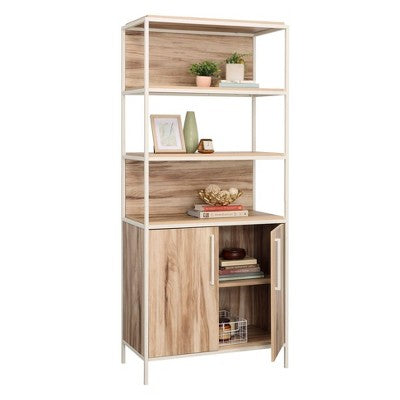 PAGED Tall Bookcase Versatile Book Shelf Modern Storage Shelves with Doors and Sturdy Metal Frame for Personalized Storage