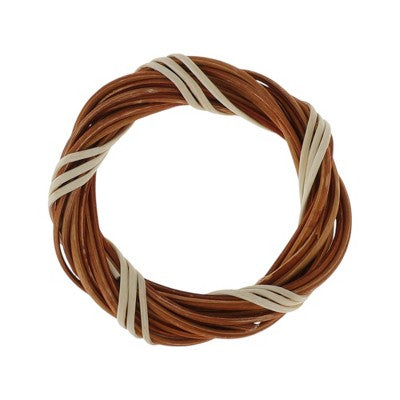 Unique Bargains Napkin Rings Rattan Woven Wood Brown 1 Pc
