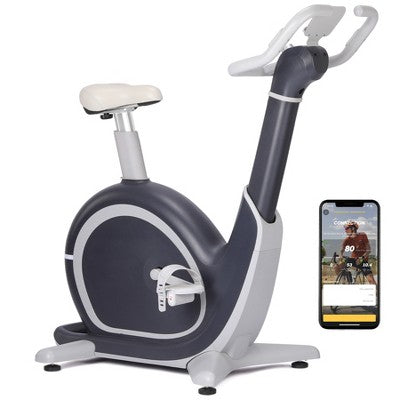 Exercise Bike, Magnetic Resistance Stationary Bike Cycling Bike with Tablet Holder and Comfortable Seat Cushion, 350 Lbs Capacity Fitness Bicycle