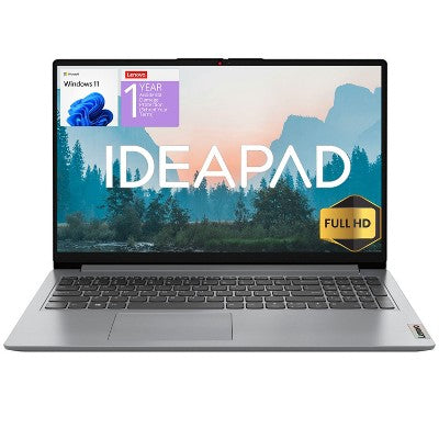 Lenovo IdeaPad 1 15IJL7, 15.6" FHD 60Hz, Pentium Silver N6000, Intel UHD, 20GB DDR4, 128GB eMMC + 1TB SSD, Wi-Fi 6, Windows 11 Home, Grey