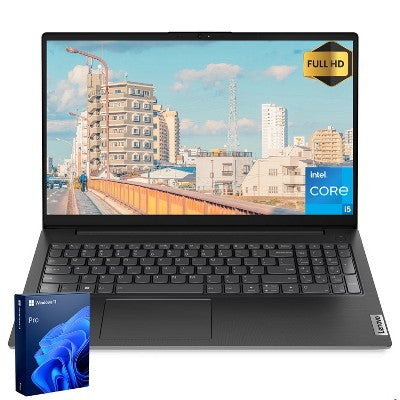 Lenovo V15 Gen 4 15.6" FHD Laptop, i5-13420H, UHD Graphics, 40GB DDR4, 2TB SSD, Wi-Fi 6, Windows 11 Pro, Black