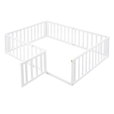 Okak Bed Guard Rails for Full Size Bed,Baby Bed Rail Guard for Toddlers,White