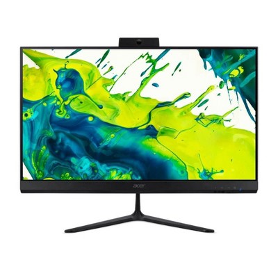 Refurbished Acer Aspire C24 C24-2G-UR12 All-in-One PC 23.8 Inch Full HD 1920x1080 IPS Ryzen 7 5700U Manufacturer Refurbished
