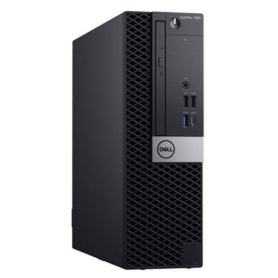 Refurbished Dell OptiPlex 7060, SFF Desktop, Intel Core i7-8700, 3.2GHz, 16GB RAM, 256GB SSD, Windows 11 Pro - Manufacturer Refurbished