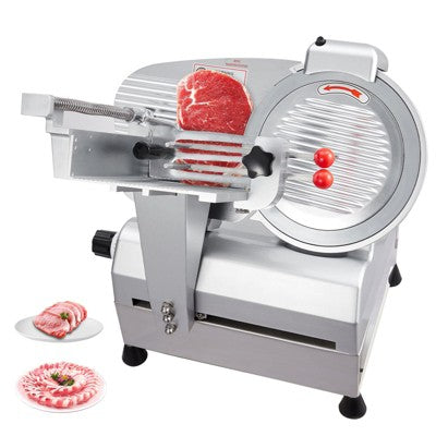 TROPOW Meat Slicer, Electric Food Slicer - 12 Inch Stainless Steel Blade with Adjustable Thickness Contro