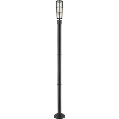 Z-Lite Helix 1 - Light Post Light in Black