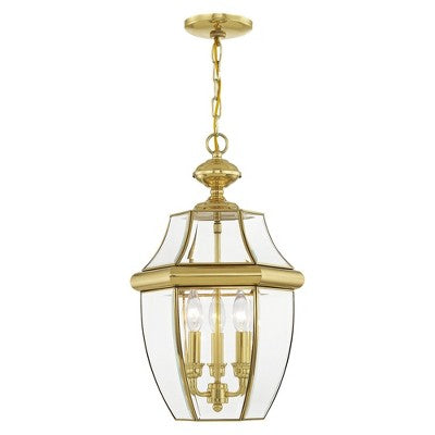 Livex Lighting Monterey 3 - Light Pendant in Polished Brass