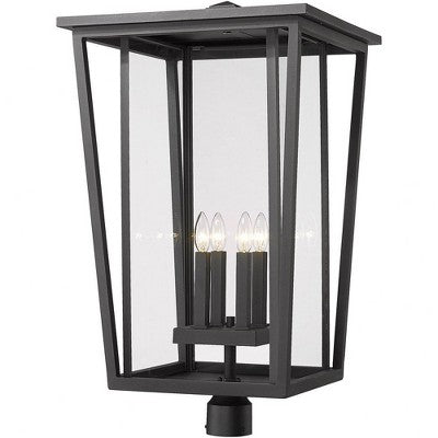 Z-Lite Seoul 4 - Light Post Light in Black