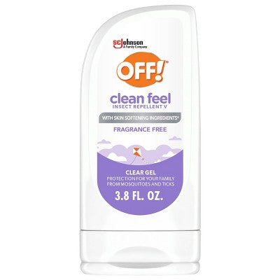 OFF! Clean Feel Insect Repellent Picaridin DEET-free Gel - 3.8oz