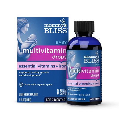 Mommy's Bliss Baby Multivitamin + Iron - 1 fl oz