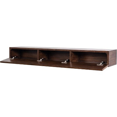 Houston Wooden Fireplace Mantel Shelf with Hidden Compartment | Beautiful Wooden Rustic Shelf - Mantels Direct