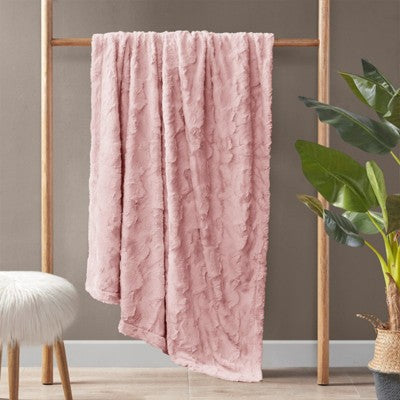 SEVOBAL Baby Blankets Throw Blanket for Couch Cozy Blanket for Women, Cute Fleece Throw for Girls, Christmas Birthday Gifts, Pink, 108"*90"*0.25"