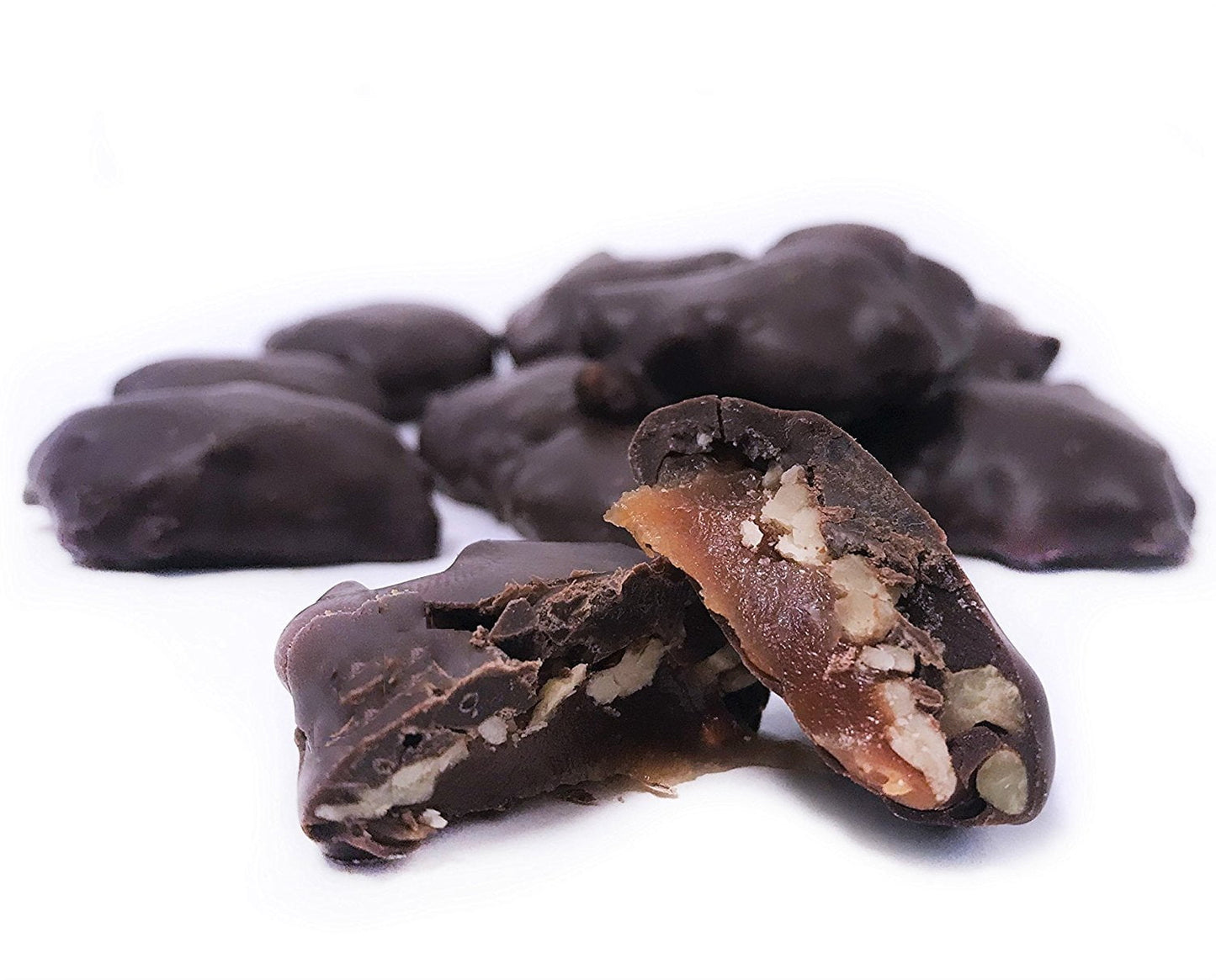 Gourmet Pecan Caramel Clusters With Dark Chocolate By Its Delish, 1 Lb
