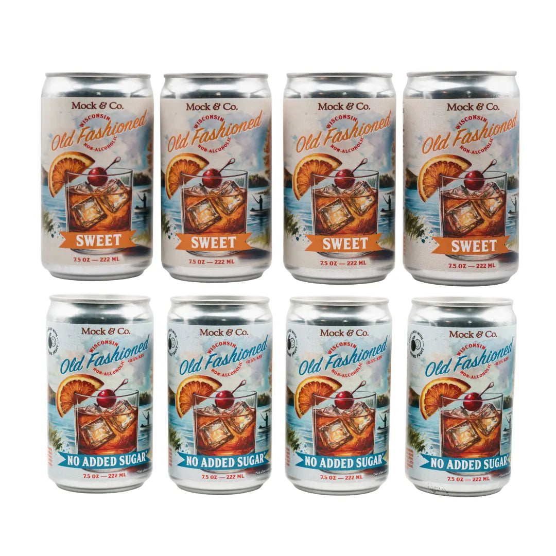 Assorted 8-pack - 4-pack of the Sweet (with sugar) & 4-pack of the No Added Sugar version - Price Includes Shipping