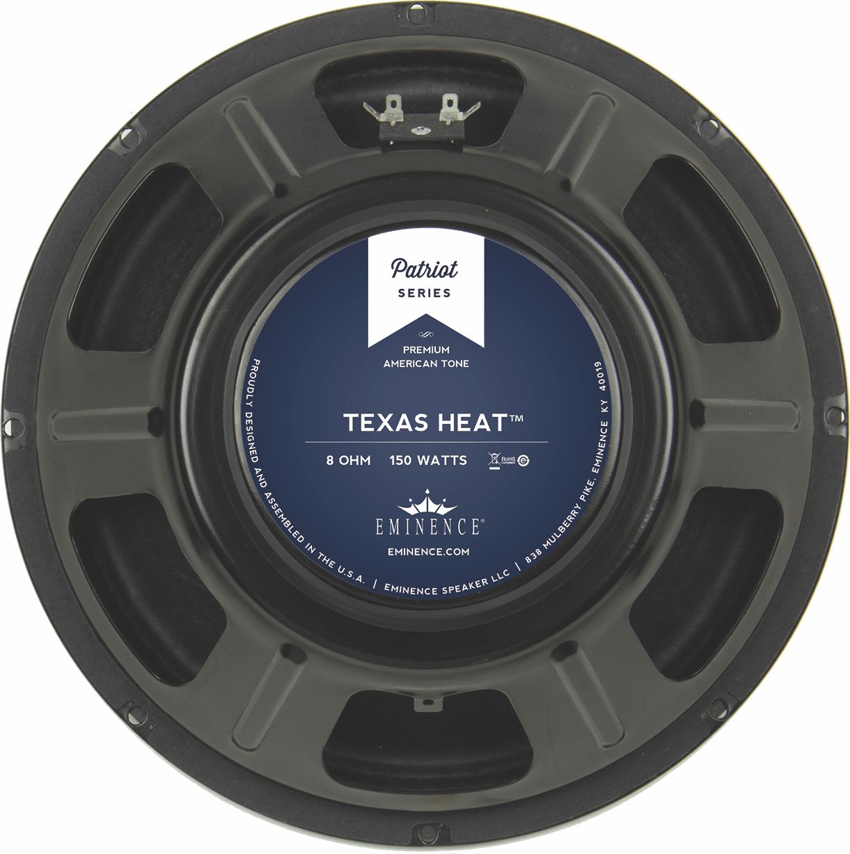 12-in, 8 ohms, 150W, recommended for American Rock, Blues, & Southern Rock-in