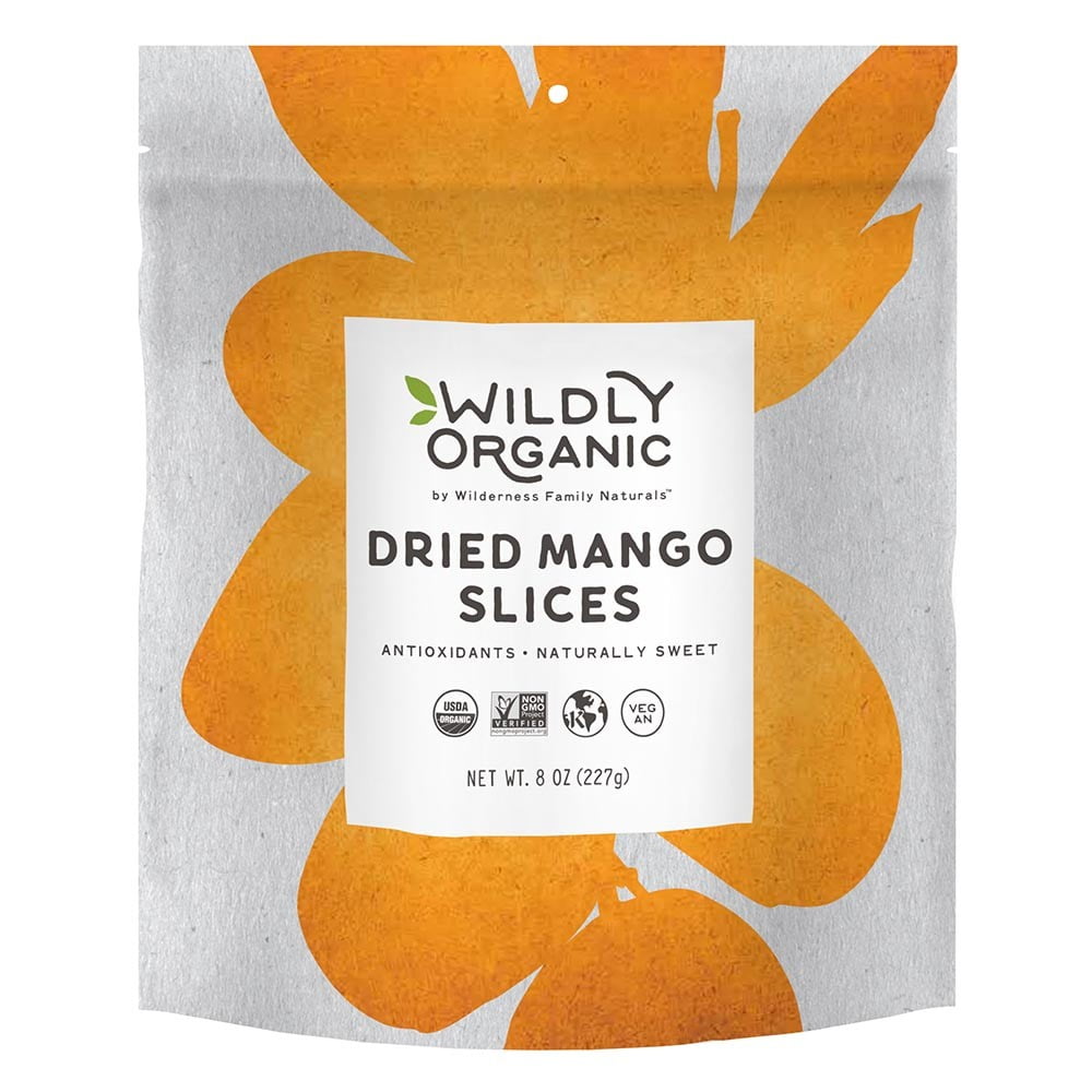 Wildly Organic 235183 Dehydrated Mango Slices 8 Oz.