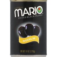 Mario Olives, California, Pitted Black, Medium️