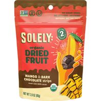 Solely Organic Mango & Dark Chocolate Strips️