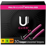 U by Kotex Click Compact Multipack Unscented Tampo...
️