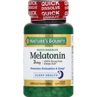 Nature's Bounty Melatonin, 3 mg, Quick Dissolve Ta...
️