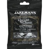 Jakemans Throat & Chest, Lozenges, Anise Flavored️