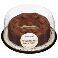 Sabrina's Cake, Fudge Chocolate, 10 Inch️