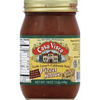 Casa Visco Pizza Sauce, Garlic Lover's California ...
️