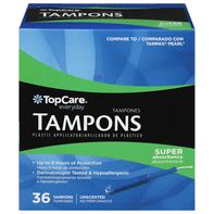 TopCare Tampons, Plastic Applicator, Super Absorbe...
️